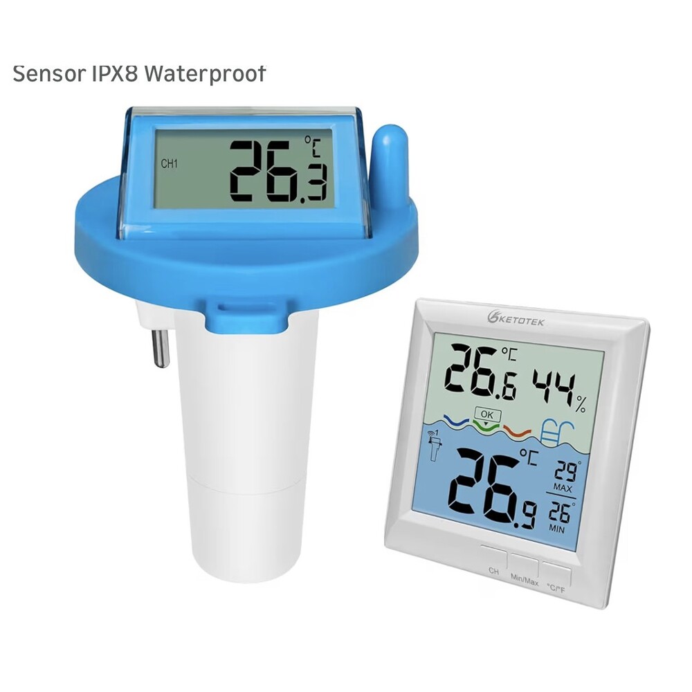 New Ketotek Wireless Pool Thermometer